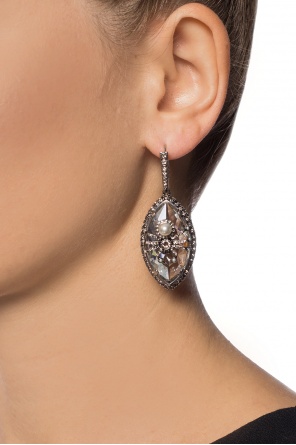 Asymmetrical earrings with swarovski crystals, zdjęcie 2 Asymmetrical earrings with swarovski crystals od Alexander McQueen